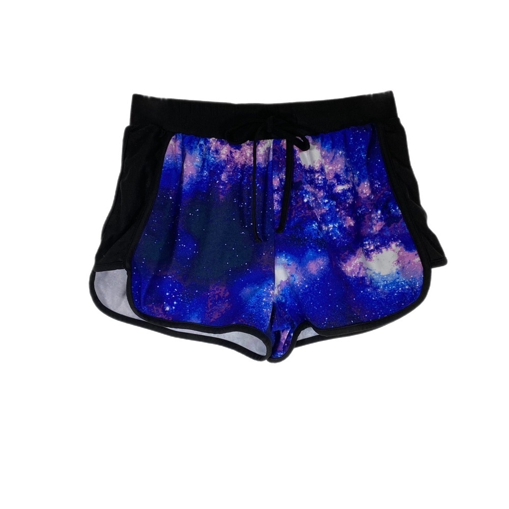 No Boundaries Galaxy Print Loungewear Shorts